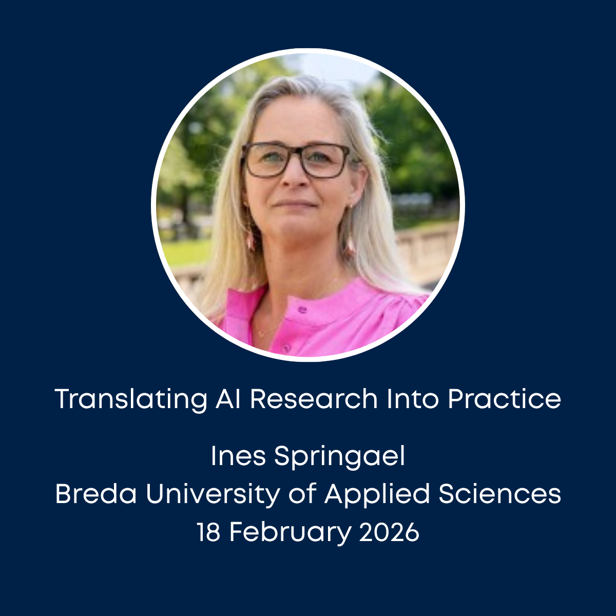 Ines Springael headshot