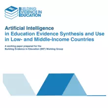 cover page for the BE2 report
