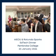 EdTech Dinner at Pembroke College