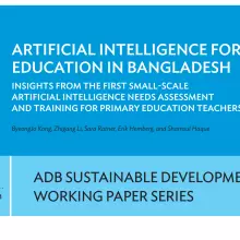 cover page of ADB report for Bangladesh